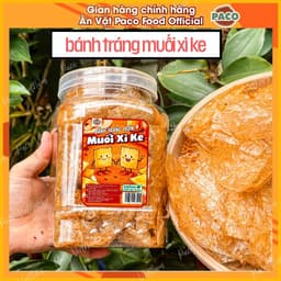 Bánh tráng trộn muối ghiền xì ke vị cũ thân quen ăn là ghiền PACO FOOD ăn vặt quốc dân 2