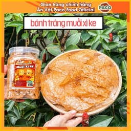 Bánh tráng trộn muối ghiền xì ke vị cũ thân quen ăn là ghiền PACO FOOD ăn vặt quốc dân 9