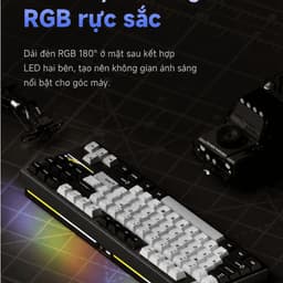 WEIKAV NUT87 DUAL 8K – NHÔM CNC, PIN 10.000mAh, 3 MODE 5