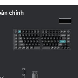 Keychron Q11 Ultra 8K – Bàn phím cơ tách đôi không dây, 2.4G/Bluetooth/Type-C 8