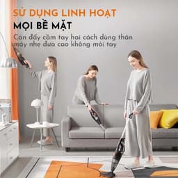Máy Hút Bụi Cầm Tay Gaabor CW-18M01A 18000Pa 650W | Hệ Thống Lọc 3 Lớp, 3 Đầu Hút 3