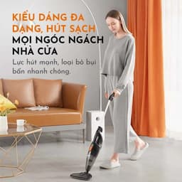 Máy Hút Bụi Cầm Tay Gaabor CW-18M01A 18000Pa 650W | Hệ Thống Lọc 3 Lớp, 3 Đầu Hút 5