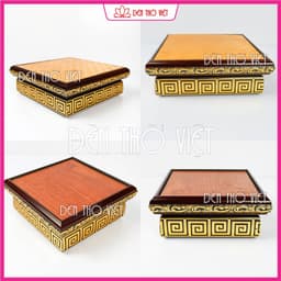 Đôn Kê Tượng Phật cao 7cm, Tượng Phong Thủy Hình Vuông – Đế Kê Tượng Trang Trí Bàn Thờ Nhiều Kích Thước 6