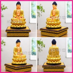 Đôn Kê Tượng Phật cao 7cm, Tượng Phong Thủy Hình Vuông – Đế Kê Tượng Trang Trí Bàn Thờ Nhiều Kích Thước 8