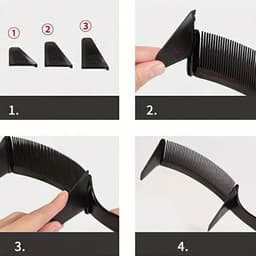 Bộ 3c lược cắt tóc nam chuyên nghiệp tiện dụng 4