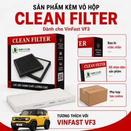 Màng Lọc Gió Điều Hoà Ô Tô Vinfast VF3 , Lọc Gió Ô Tô Cao Cấp VinFast Thế Hệ Mới 5
