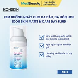 Kem dưỡng ngày cho da dầu, da hỗn hợp Icon Skin Matte & Care Day Fluid 1
