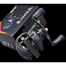 Máy Ngang Viking  VK II & Dây PE Snakehead 100m Bảo hành 15 ngày  , Tặng kèm cá sắt Bướm , Phụ Kiện, Leader , 5