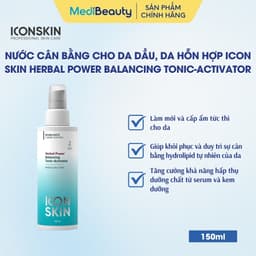 Nước cân bằng cho da dầu, da hỗn hợp Icon Skin Herbal Power Balancing Tonic-Activator 1