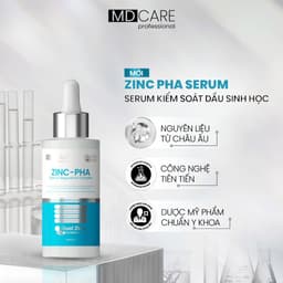 Serum MD CARE ZINC PHA Sebum Regulation Complex Kiểm Soát Dầu, Giúp Đều Màu, Dưỡng Sáng 3