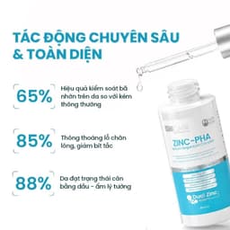 Serum MD CARE ZINC PHA Sebum Regulation Complex Kiểm Soát Dầu, Giúp Đều Màu, Dưỡng Sáng 5