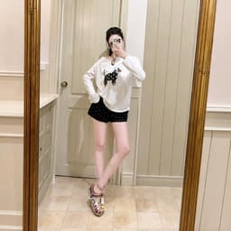 Set Đồ Mặc Nhà Nữ Hình Cún – AN TÂY – Áo Dài Form Rộng, Mặc Thoải Mái #HQ5 - Họa Tiết Chấm Bi 3