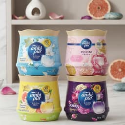 Sáp Thơm Ambi Pur MOLLYHAIR - Giải Pháp Khử Mùi Và Làm Thơm Phòng Tự Nhiên, Đa Dạng Mùi Hương Cho Không Gian Sống 180g 1