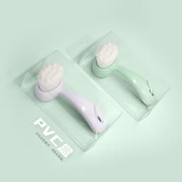 Bàn Chải Rửa Mặt MOLLYHAIR Cầm Tay Cao Cấp - Lông Silicon Mềm Mại, Tẩy Tế Bào Chết, Massage Mặt Sạch Sâu Lỗ Chân Lông 1