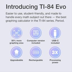 Máy tính Khoa học Lập trình Vẽ đồ thị TI-84 Evo Graphing Calculator Texas Instruments 4