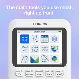 Máy tính Khoa học Lập trình Vẽ đồ thị TI-84 Evo Graphing Calculator Texas Instruments 3