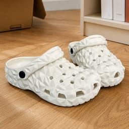 Dép Sục Đi Mưa Nam Nữ Quai Hậu Nhựa EVA Không Thấm Nước Đế Thấp 3cm Sầu Riêng SH8 3