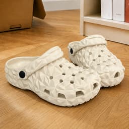 Dép Sục Đi Mưa Nam Nữ Quai Hậu Nhựa EVA Không Thấm Nước Đế Thấp 3cm Sầu Riêng SH8 2