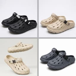 [TẶNG TẤT] Dép Sục Đế Cao 4cm Nam Nữ FASASTORE Đế EVA Siêu Nhẹ Êm Chân Chống Trơn Đi Du Lịch Dạo Phố 9