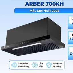 Máy Hút Mùi Nhà Bếp Arber 700KH | Thiết Kế Hiện Đại, Hút Siêu Êm | Công suất 1400m3/h 1