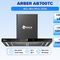 Hút mùi nhà bếp ARBER AB700TC 700TI | Cảm ứng,cảm biến vẫy tay, có chế độ boster | Hút Khỏe, Êm | Bảo hành chính hãng 1