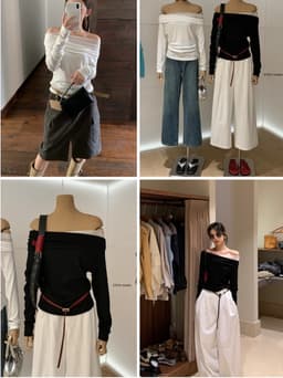 𝑨𝒏𝒏𝑺𝒕𝒖𝒅𝒊𝒐 /𝐄𝐍𝐄𝐍/ Áo Thun Trễ Vai Nữ Dài Tay Phối Lưới 10733 Nhún Vai Form Ôm Tôn Dáng Kiểu Hàn Quốc 10