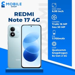 Điện thoại Xiaomi Redmi Note 17 (4G) 4GB 128GB Chính Hãng 1