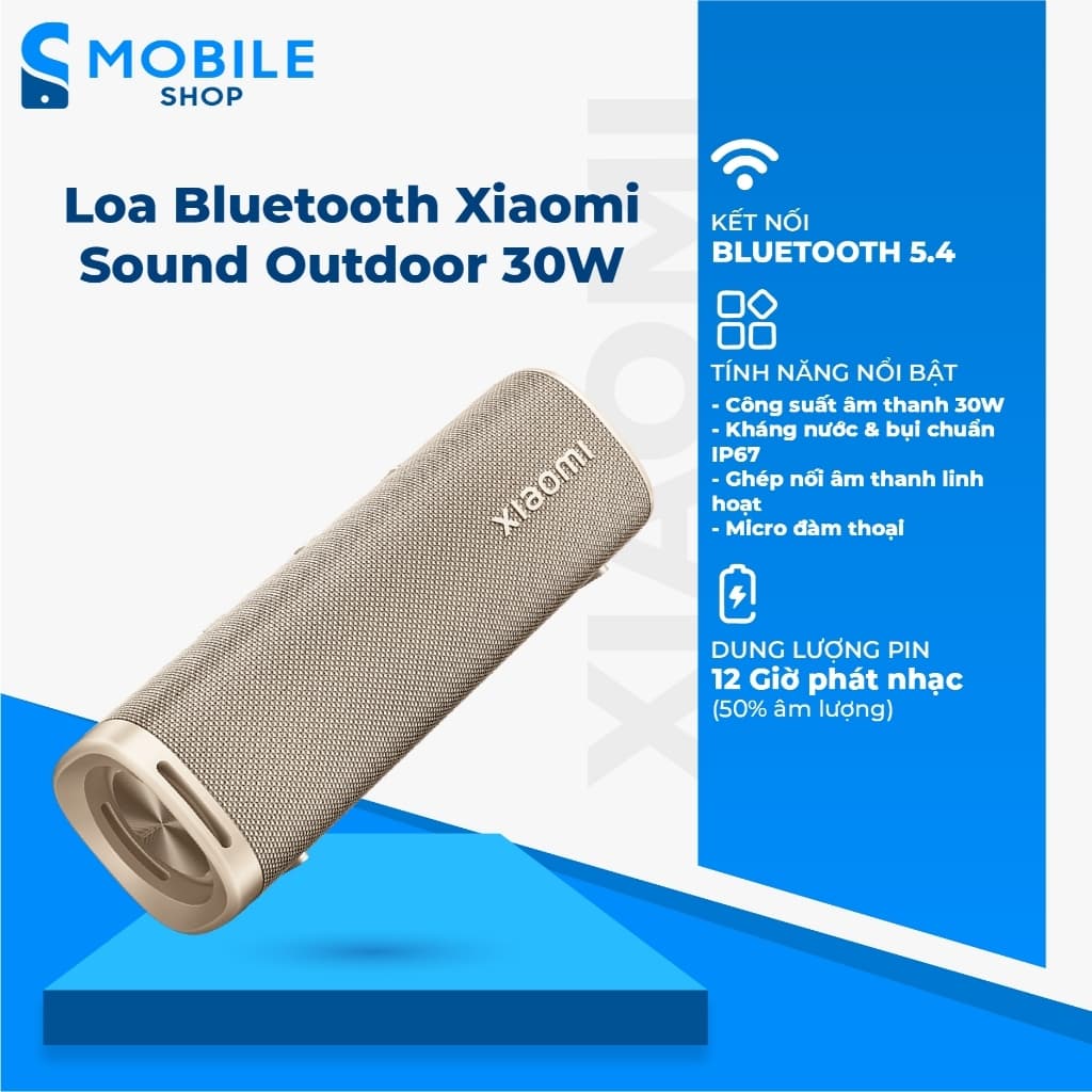 Loa Bluetooth Xiaomi Sound Outdoor 30W Chính Hãng