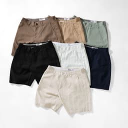 Quần Short Nam Hippolis Linen Cao Cấp Vải Đũi Mát Nhẹ Form Suông Nam Tính 8