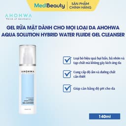 Gel rửa mặt dành cho mọi loại da Ahohwa Aqua Solution Hybrid Water Fluide Gel Cleanser 1