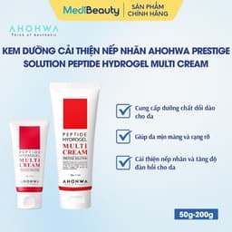 Kem dưỡng peptide phục hồi cải thiện nếp nhăn Ahohwa Prestige Solution Peptide Hydrogel Multi Cream 1
