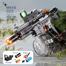 "Bộ Lắp Ghép Mp5k Phun Nước Tự Động Nhựa ABS Cao Cấp - Đèn Pin Sạc, Giải Trí Mùa Hè Cho Bé Vui Nhộn" 2