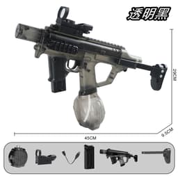"Bộ Lắp Ghép Mp5k Phun Nước Tự Động Nhựa ABS Cao Cấp - Đèn Pin Sạc, Giải Trí Mùa Hè Cho Bé Vui Nhộn" 5