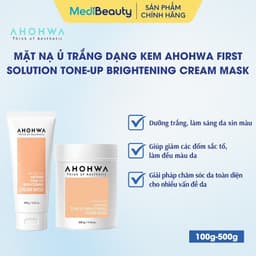 Mặt nạ ủ trắng dạng kem Ahohwa First Solution Tone-Up Brightening Cream Mask 1