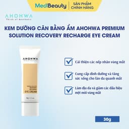 Kem dưỡng ẩm cải thiện nếp nhăn vùng quanh mắt Ahohwa Premium Solution Recovery Recharge Eye Cream 1