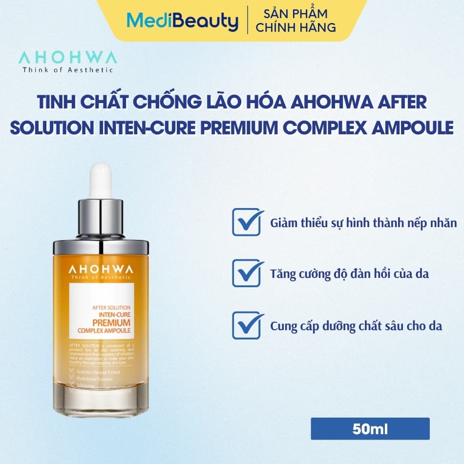 Tinh chất chống lão hóa cải thiện nếp nhăn Ahohwa After Solution Inten-Cure Premium Complex Ampoule