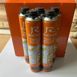 Keo bọt nở Rockiza chai 750ml tỷ lệ tạo bọt cao, siêu trắng, nhanh khô 5