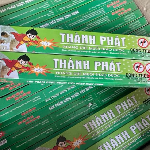 Hương muỗi sinh học thế hệ mới tinh chất thảo dược không độc hại chính hãng công ty