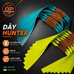 Dây Thun Super Hunter Xanh Ngọc Xanh Chuối - Combo Bền Bỉ, Co Giãn Tốt, Dễ Dàng Sử Dụng 2