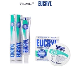 Combo Kem đánh răng Eucryl 62g + Bột tẩy trắng răng Eucryl 50g làm trắng hiệu quả 1
