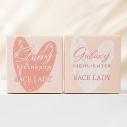 Phấn Mắt & Phấn Bắt Sáng SACE LADY MOLLYHAIR Starry Eyeshadow & Galaxy Highlighter - Trang Điểm Nhẹ Nhàng, Tự Nhiên 1