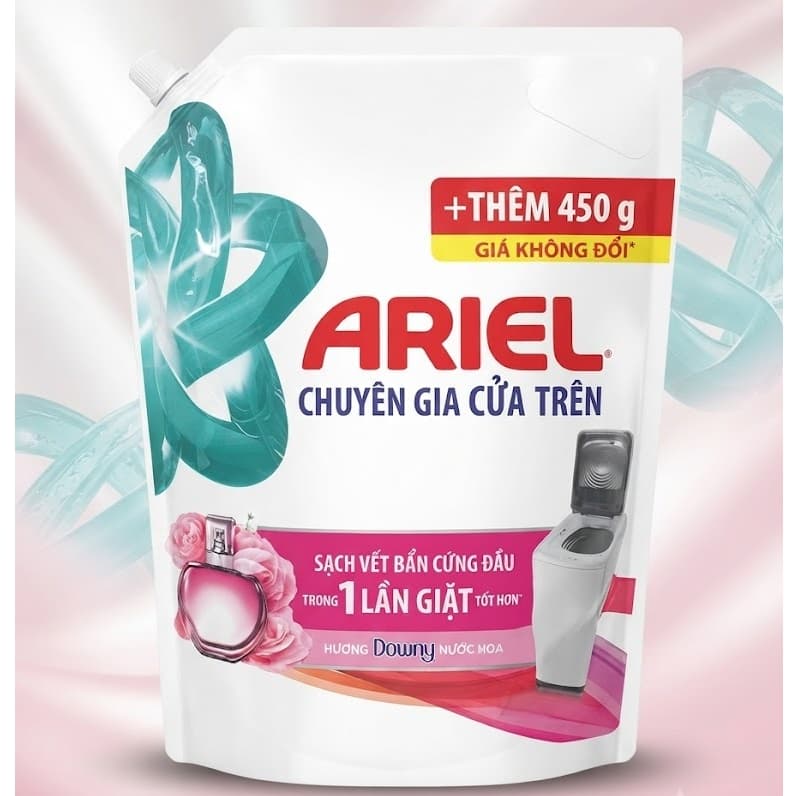 Nước Giặt Ariel MOLLYHAIR Chuyên Gia Cửa Trên Hương Downy Nước Hoa - Sạch Vết Bẩn Cứng Đầu Trong 1 Lần Giặt 3,53L