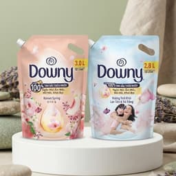 Túi Nước Xả Vải Downy MOLLYHAIR Thơm Mát Dài Lâu (Korean Spring & Hương Tinh Khôi) - Ngăn Mùi Ẩm Mốc, Mồ Hôi Hiệu Quả 2