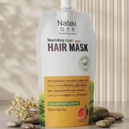 Kem Ủ Tóc Phục Hồi Chuyên Sâu Nataki MOLLYHAIR Hair Mask - Biotin & Collagen Giảm Gãy Rụng, Mượt Tóc Salon 500ml 2