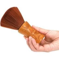 Cọ Phủi Tóc Cán Gỗ Lông Mềm Cao Cấp MOLLYHAIR - Chổi Phủi Tóc Gáy Chuyên Dụng Cho Salon Tóc & Barber Shop 2
