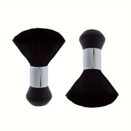 Cọ Quét Phủi Tóc Barber Cao Cấp MOLLYHAIR - Lông Mềm Siêu Mịn, Cán Đen Phối Bạc Sang Trọng, Thiết Kế Ergonomic Đẳng Cấp 2