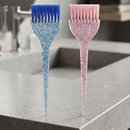 Cọ Trộn Thuốc Nhuộm Tóc Kim Tuyến Lấp Lánh MOLLYHAIR - Thiết Kế Trong Suốt Sang Trọng,  Tiện Dụng Cho Salon 1