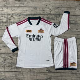ÁO BÓNG ĐÁ/QUẦN ÁO BÓNG ĐÁ DÀI TAY CÂU LẠC BỘ REAL MADRID -VẢI GAI THÁI CAO CẤP 2
