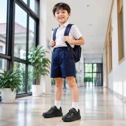 Giày Thể Thao Xuất Âu Siêu Nhẹ Cho Trẻ Em Da Mềm Đế Chống Trượt, Quai Dán Tiện Lợi Cho Bé Trai Bé Gái 4-12 Tuổi Mã 790 4