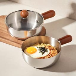 [Inox 304] Nồi mini 14cm cao cấp Gorilla Chef phù hợp nấu 1 gói mì, luộc trứng, nấu cháo, sữa 2